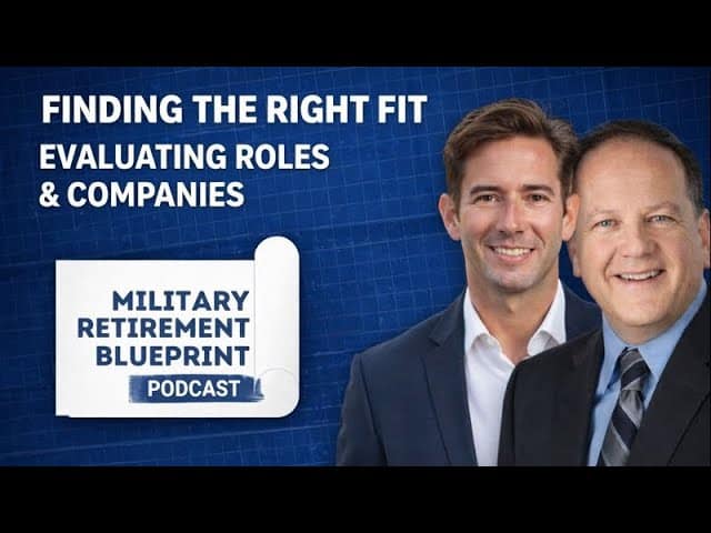 Military Retirement Blueprint Podcast latest episode
